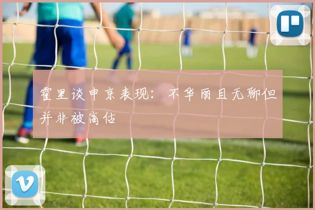 霍里谈申京表现：不华丽且无聊但并非被高估